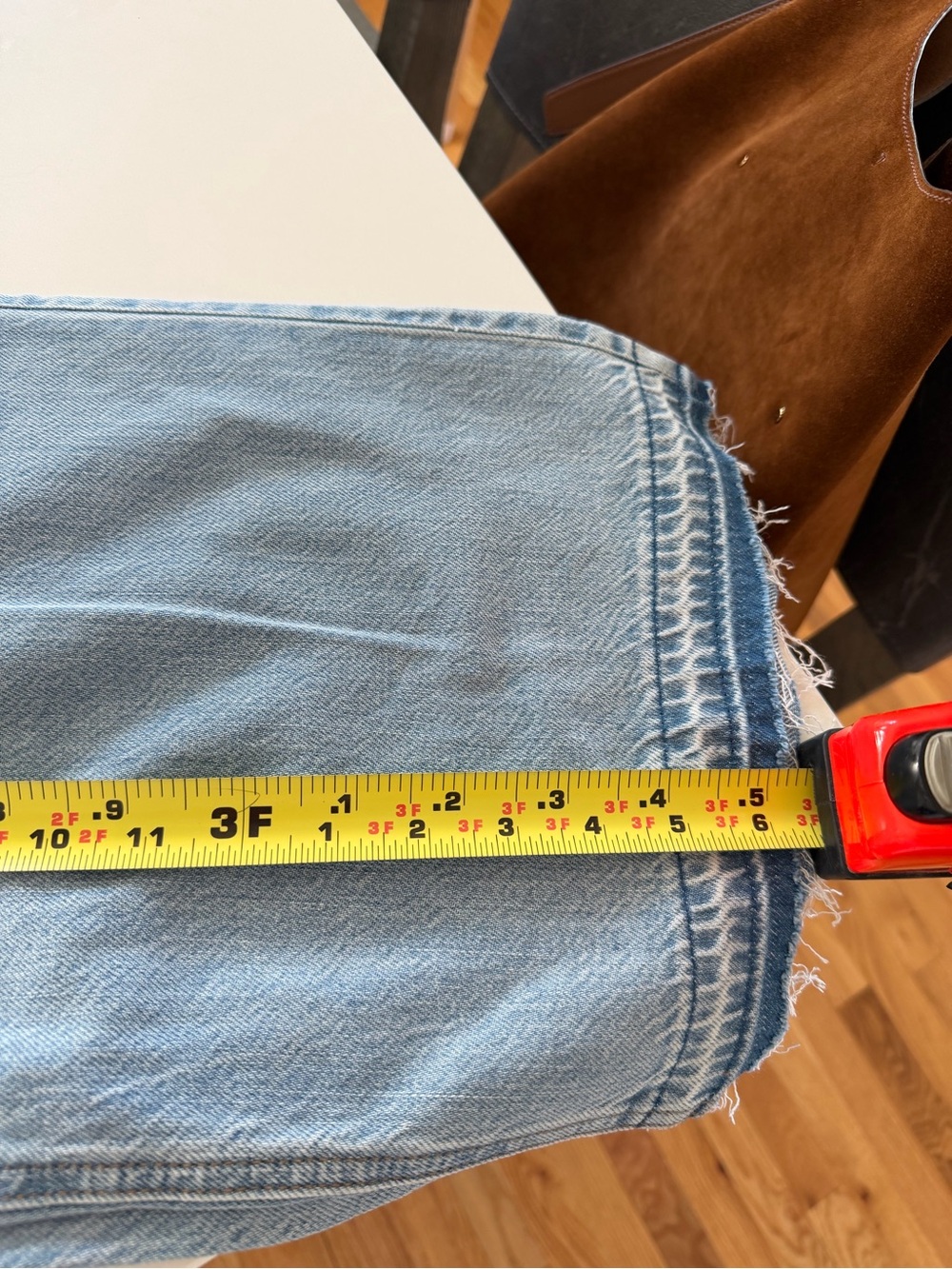 rag & bone Light Blue Relaxed Drawstring Jeans - Picture 8 of 9